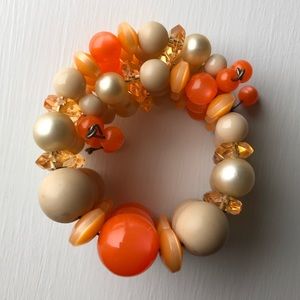 Vintage orange bracelet